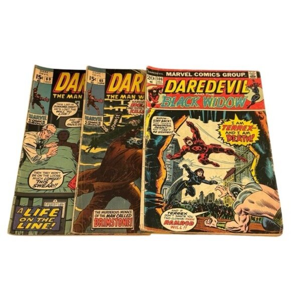 Vintage Daredevil & Defenders Comic Book Collection Lot of (6) USED CONDITION - Picture 3 of 7